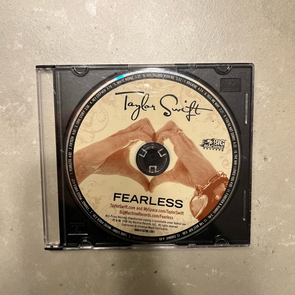 Taylor Swift Fearless CD (2008)